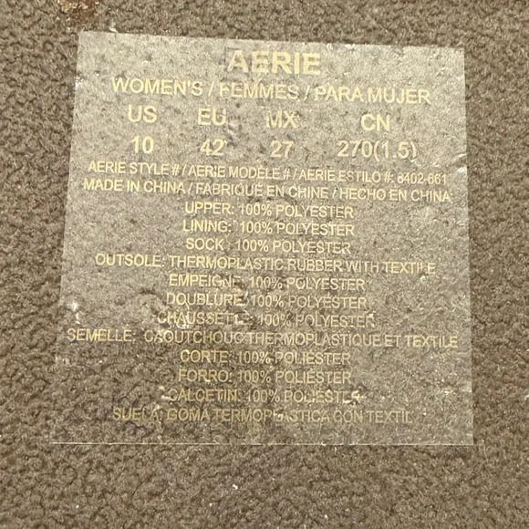 Aerie Terry Twist Platform Sandals Pink - Picture 8 of 8